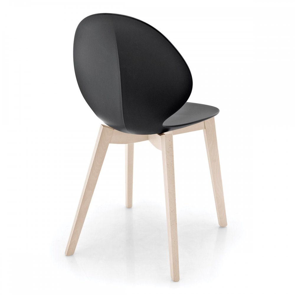 Calligaris Basil CS1348 dining chair, detail view