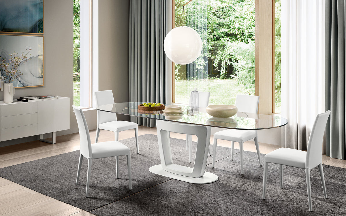 Calligaris Orbital CS4145-S 165 extendable dining table, room setting