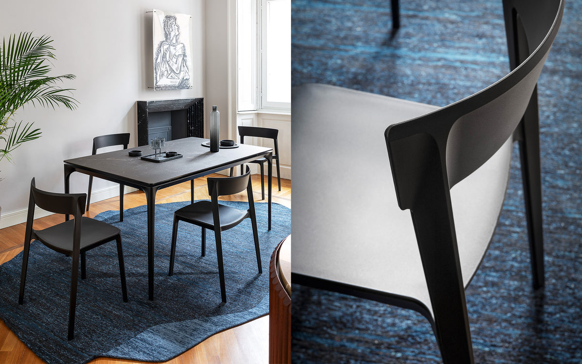 Calligaris Skin CS1391 dining chair, room setting