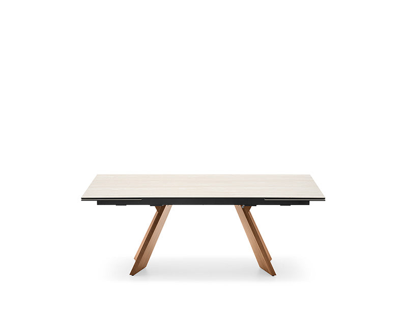 Calligaris Icaro CS4114-R 160 extendable dining table, detail view