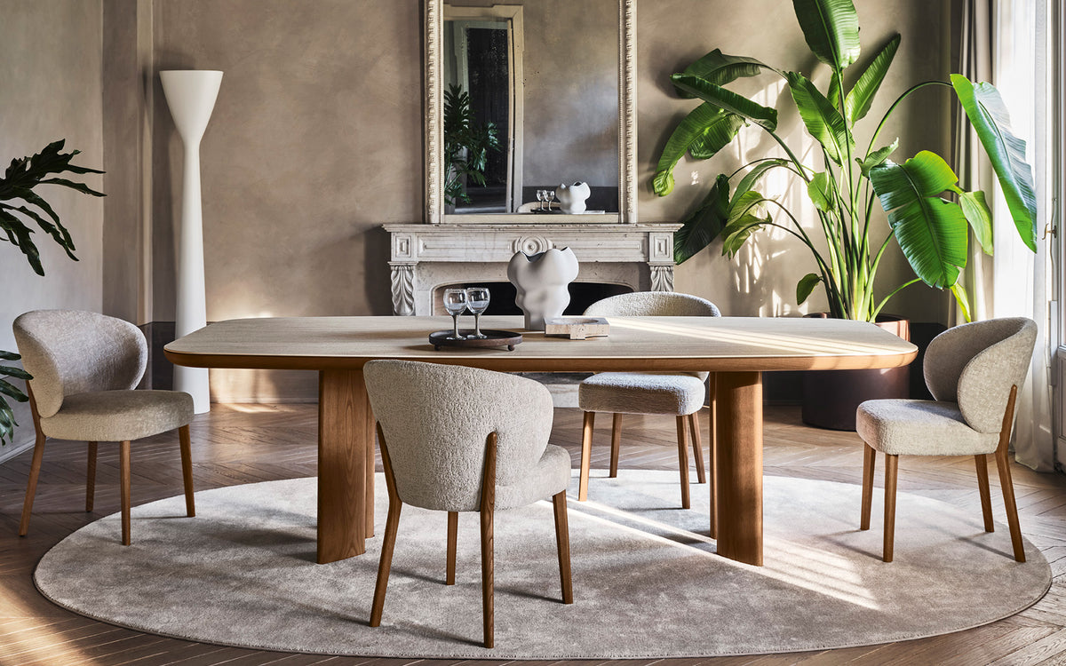 Calligaris Sandy CS4156-FB A 200 dining table, room setting