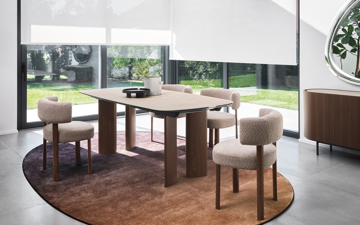 Calligaris Sandy CS4156-S 200 extendable dining table, room setting