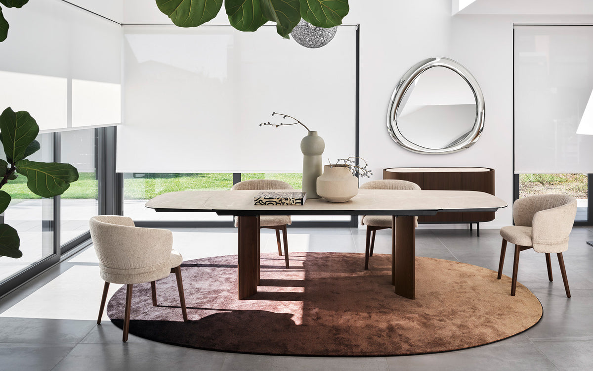 Calligaris Sandy CS4156-S 165 extendable dining table, room setting