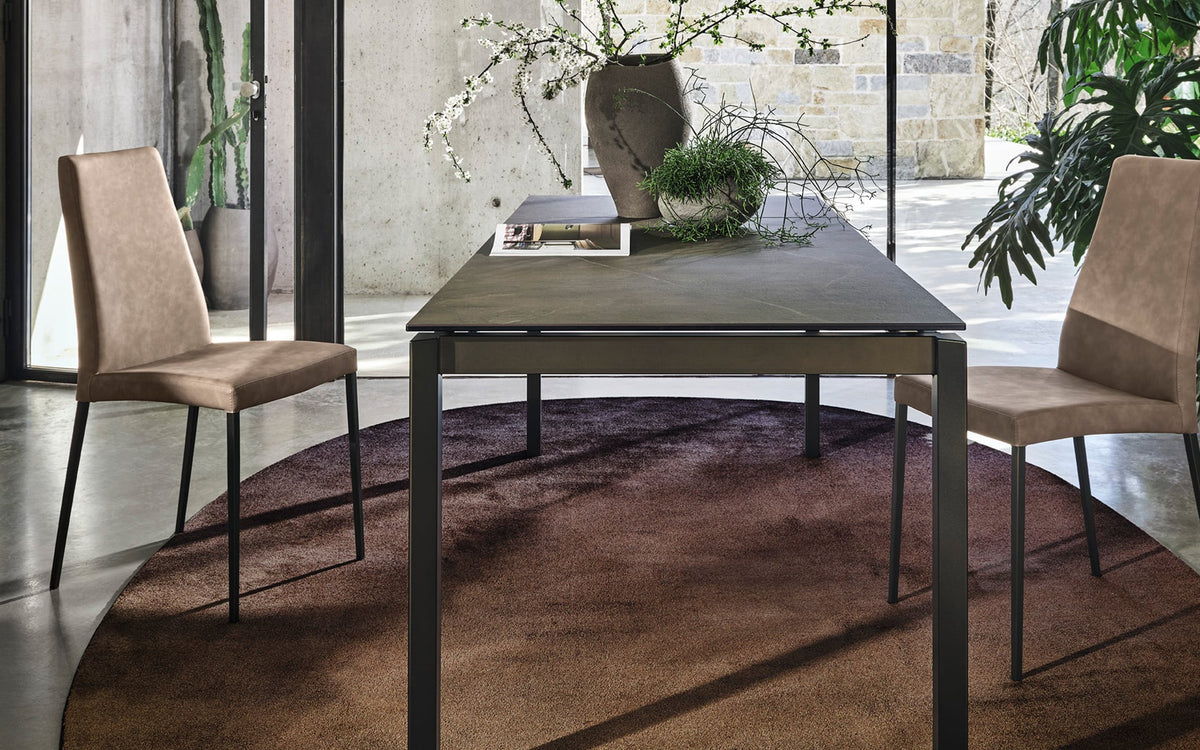 Calligaris Duca CS4089-R 130 extendable dining table, room setting