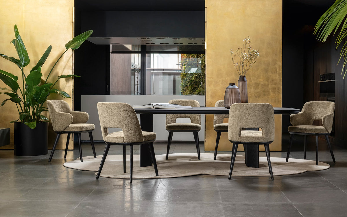 Calligaris Sandy CS4156-FB A 200 dining table, room setting
