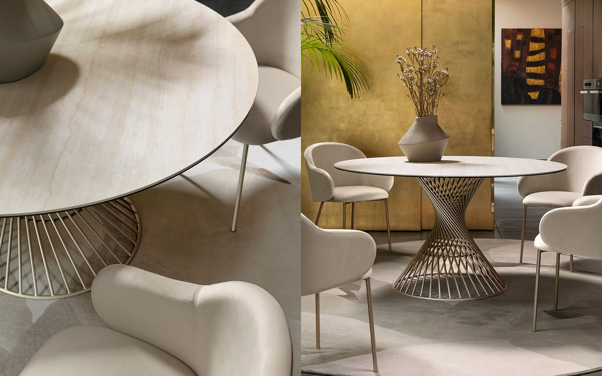 Calligaris Vortex CS4108-FD 120 dining table, room setting