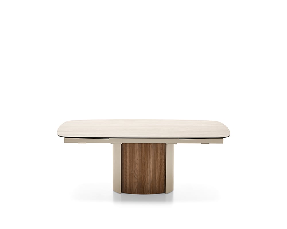 Calligaris Yoroi CS4150-S 200 extendable dining table, detail view