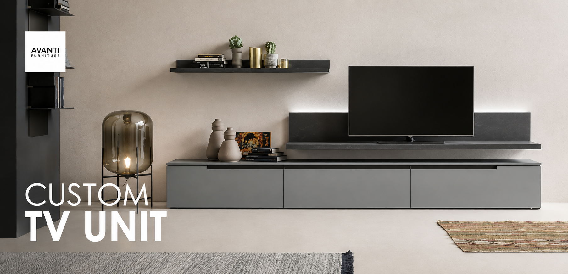Custom TV units from Avanti