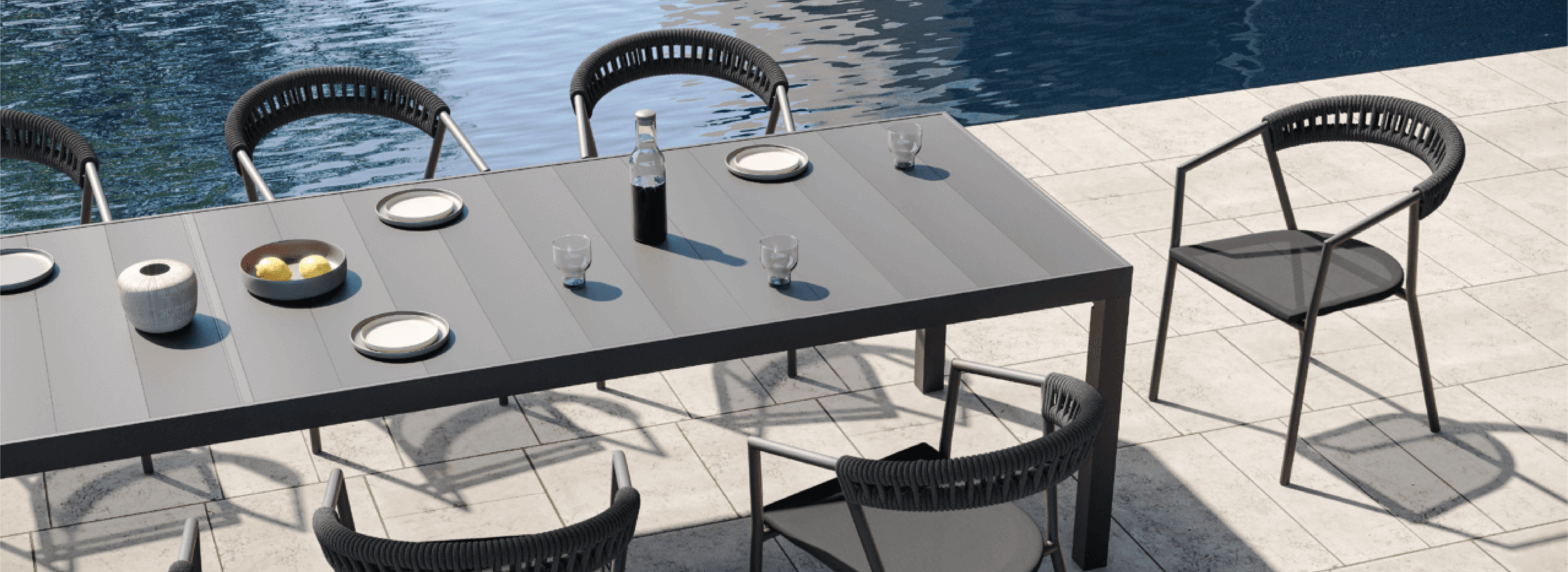Outdoor furniture at Avanti store