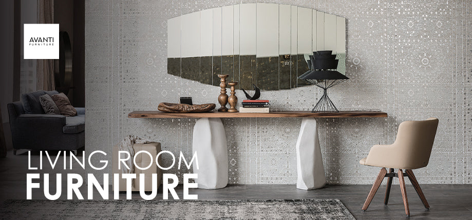 Trendy living room furniture