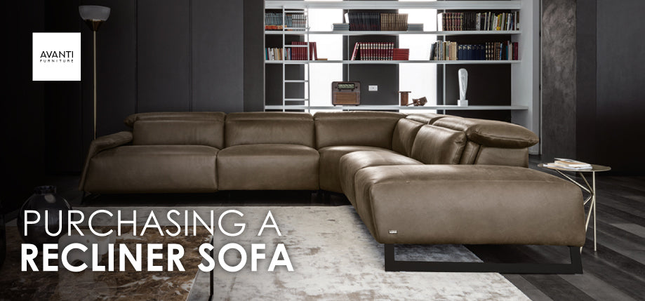 Purchasing a recliner sofa