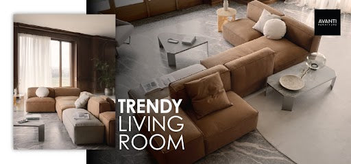 trendy living room furniture