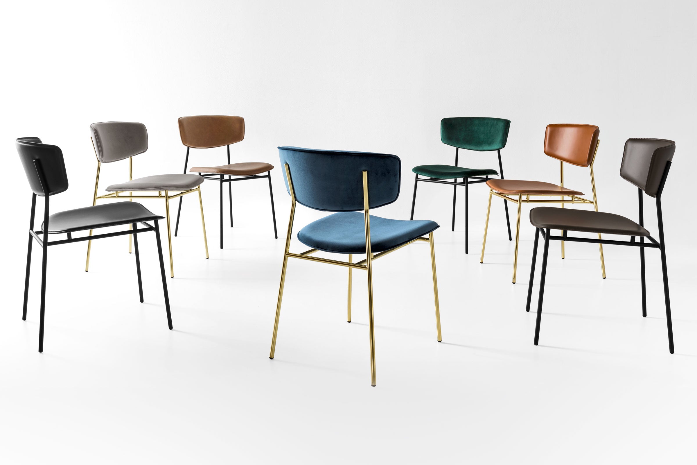 Calligaris Fifties CS1854 dining chair, room setting