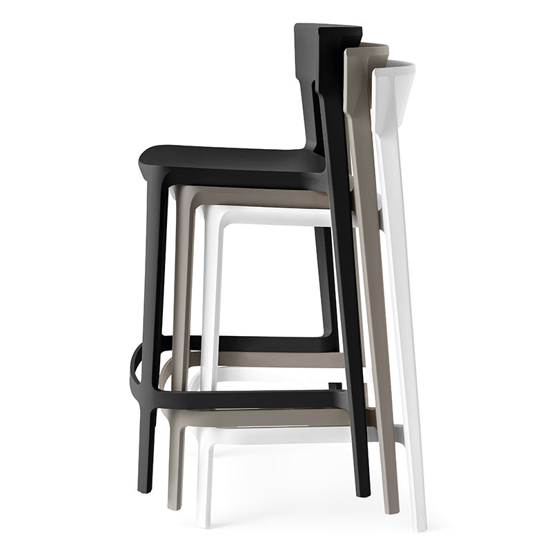 Calligaris Skin CS1843 counter stool, detail view
