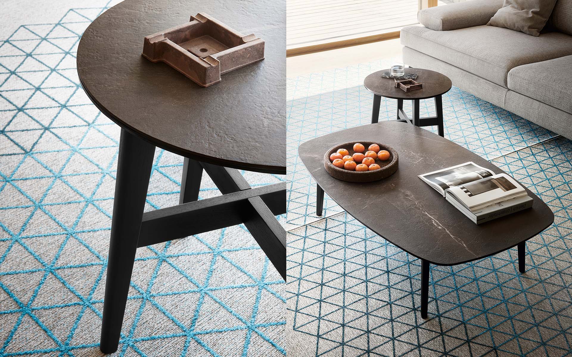 Calligaris Abrey CS5137-A end table, room setting