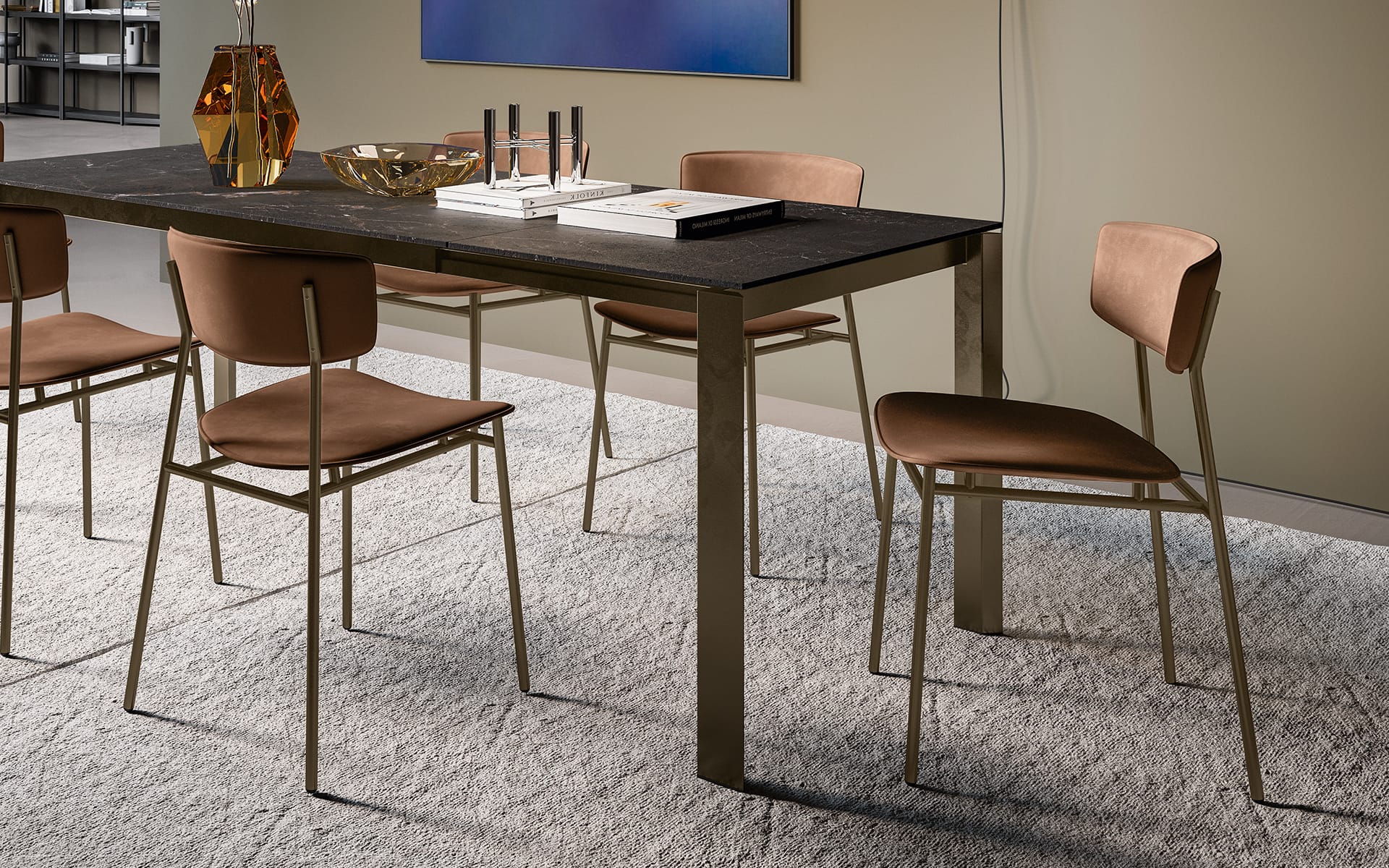 Calligaris Fifties CS1854 dining chair, room setting