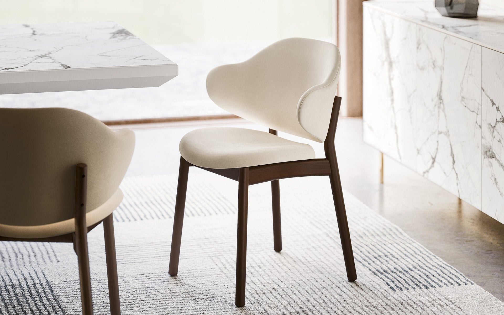 Calligaris Holly CS2080 dining armchair, room setting
