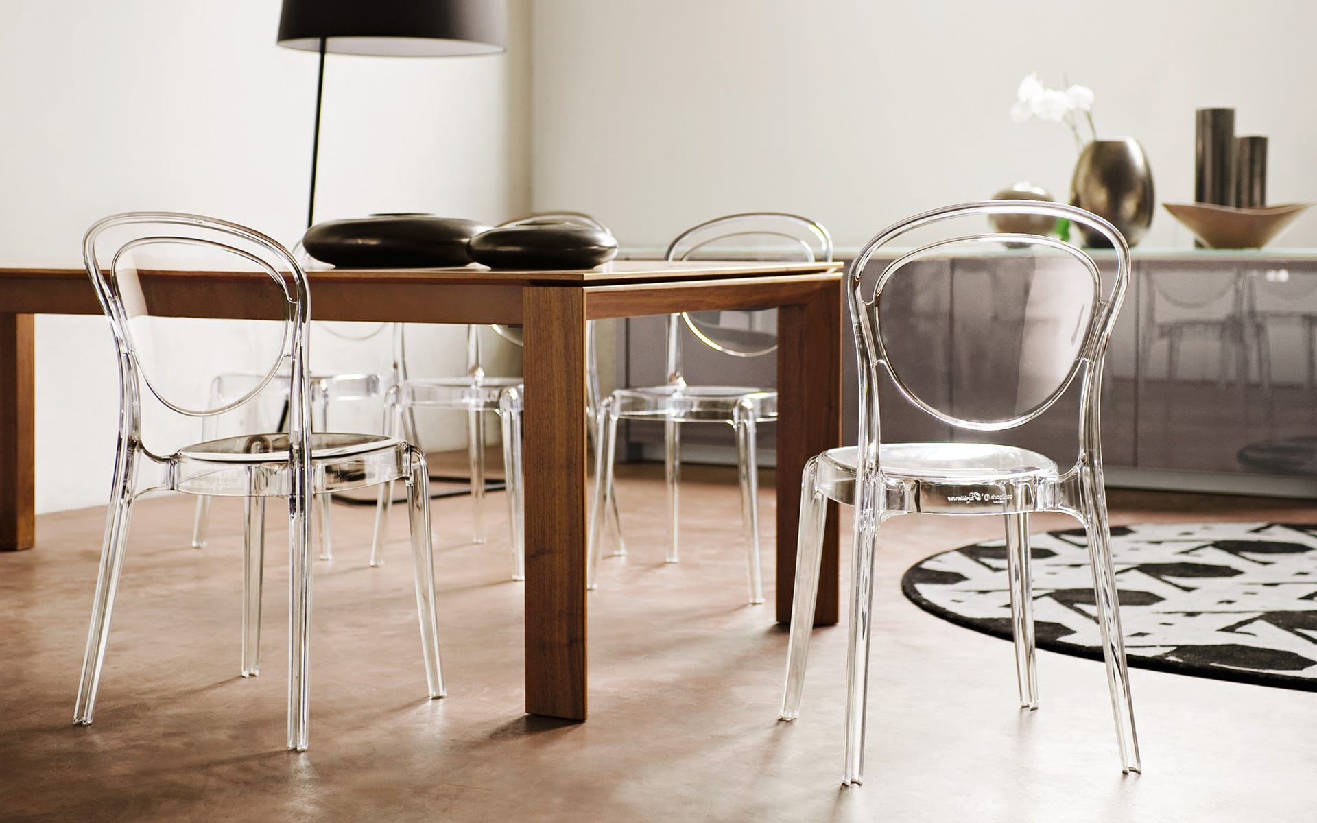 Calligaris Parisienne CS1263 dining chair, room setting