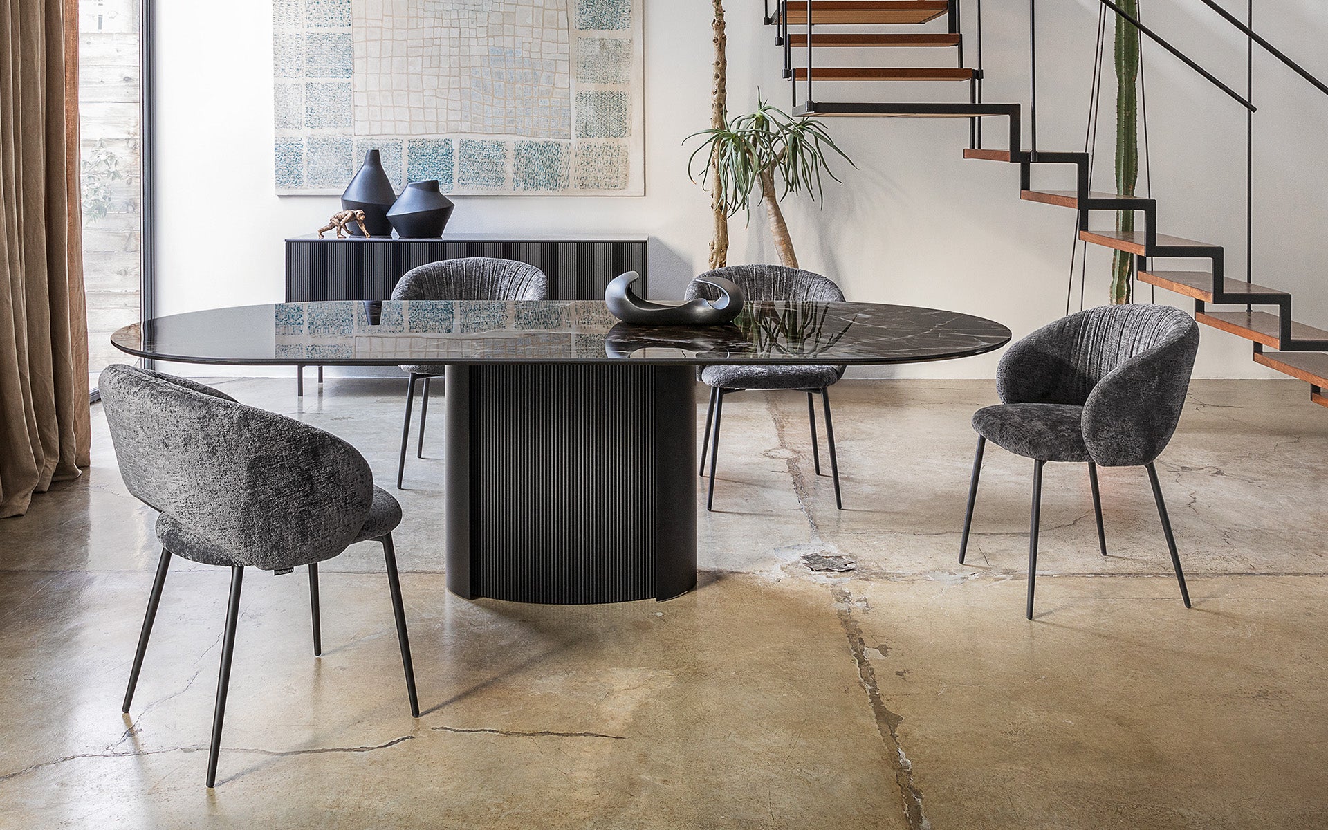 Calligaris Anime CS2210 dining chair, room setting