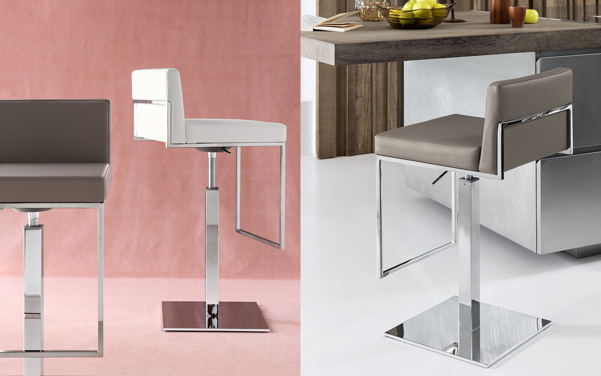 Calligaris Even Plus CS1394 swivel bar stool, room setting