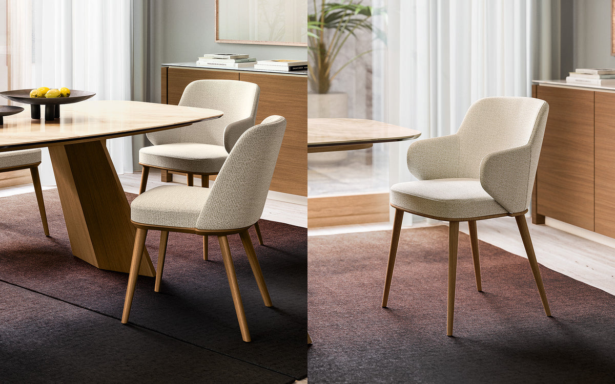Calligaris Foyer CS1889 dining armchair, room setting