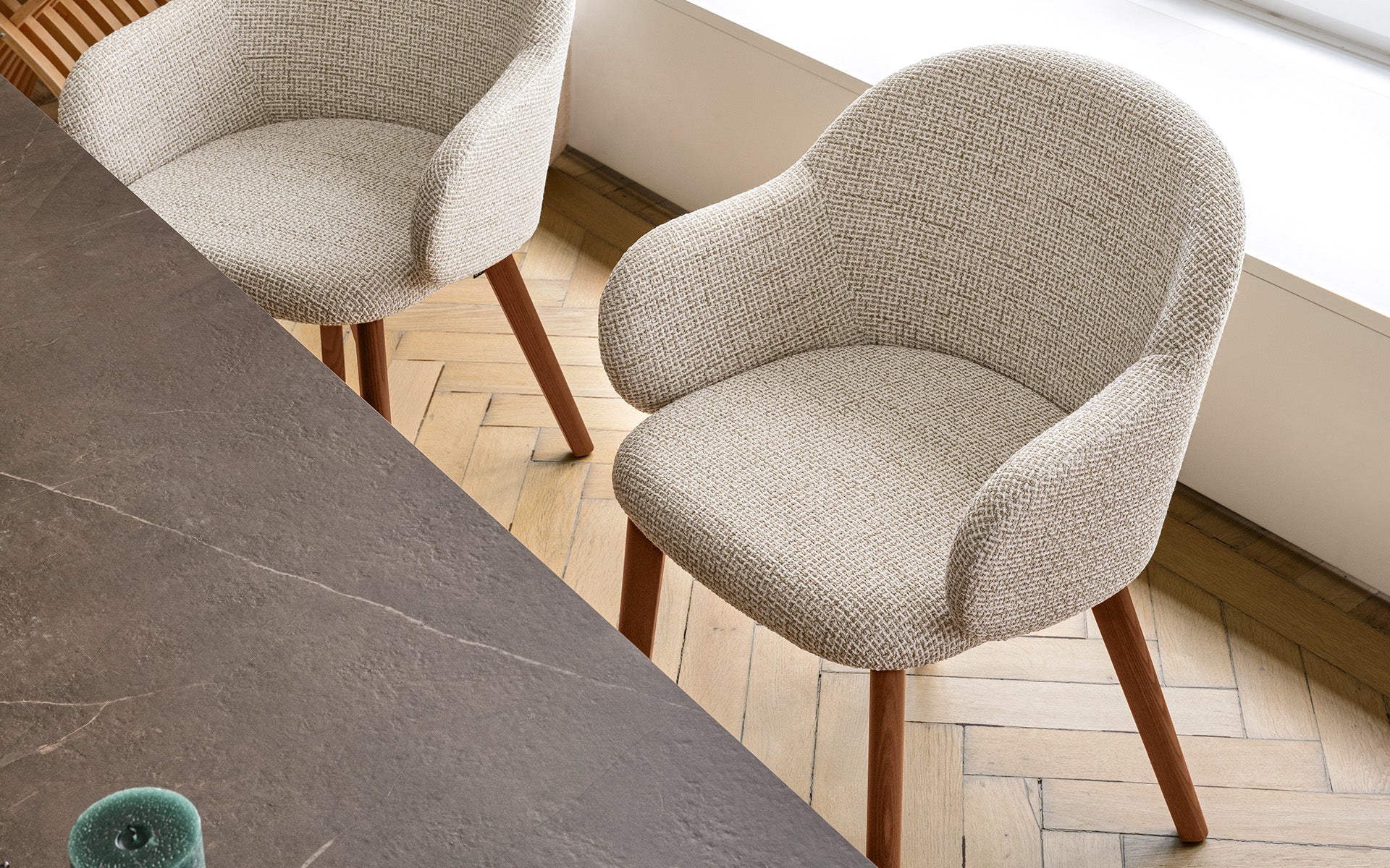 Calligaris Holly Fab CS2206 dining chair, room setting