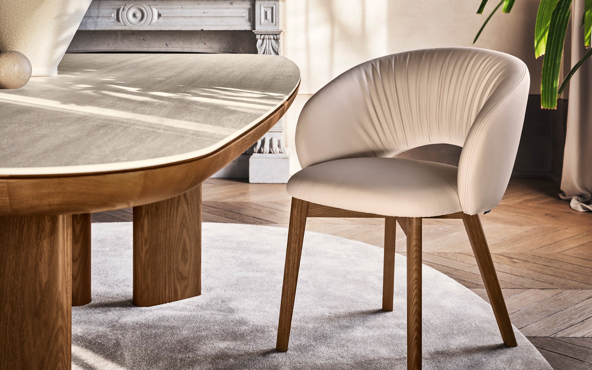 Calligaris Anime CS2247 dining chair, room setting
