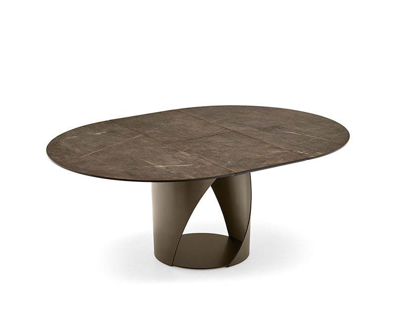 Calligaris Cyclone CS4155-D 140 extendable dining table, detail view