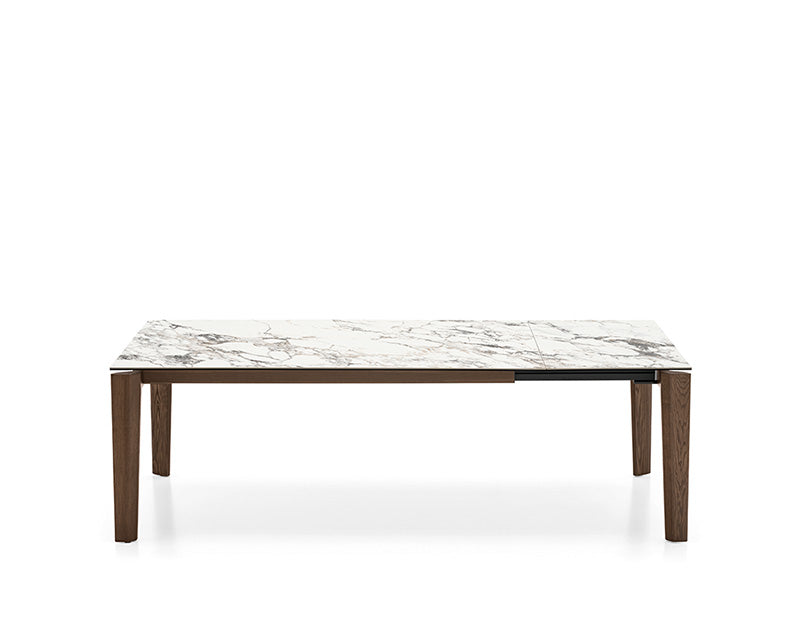 Calligaris Dogma CS4149-R 180 extendable dining table, detail view