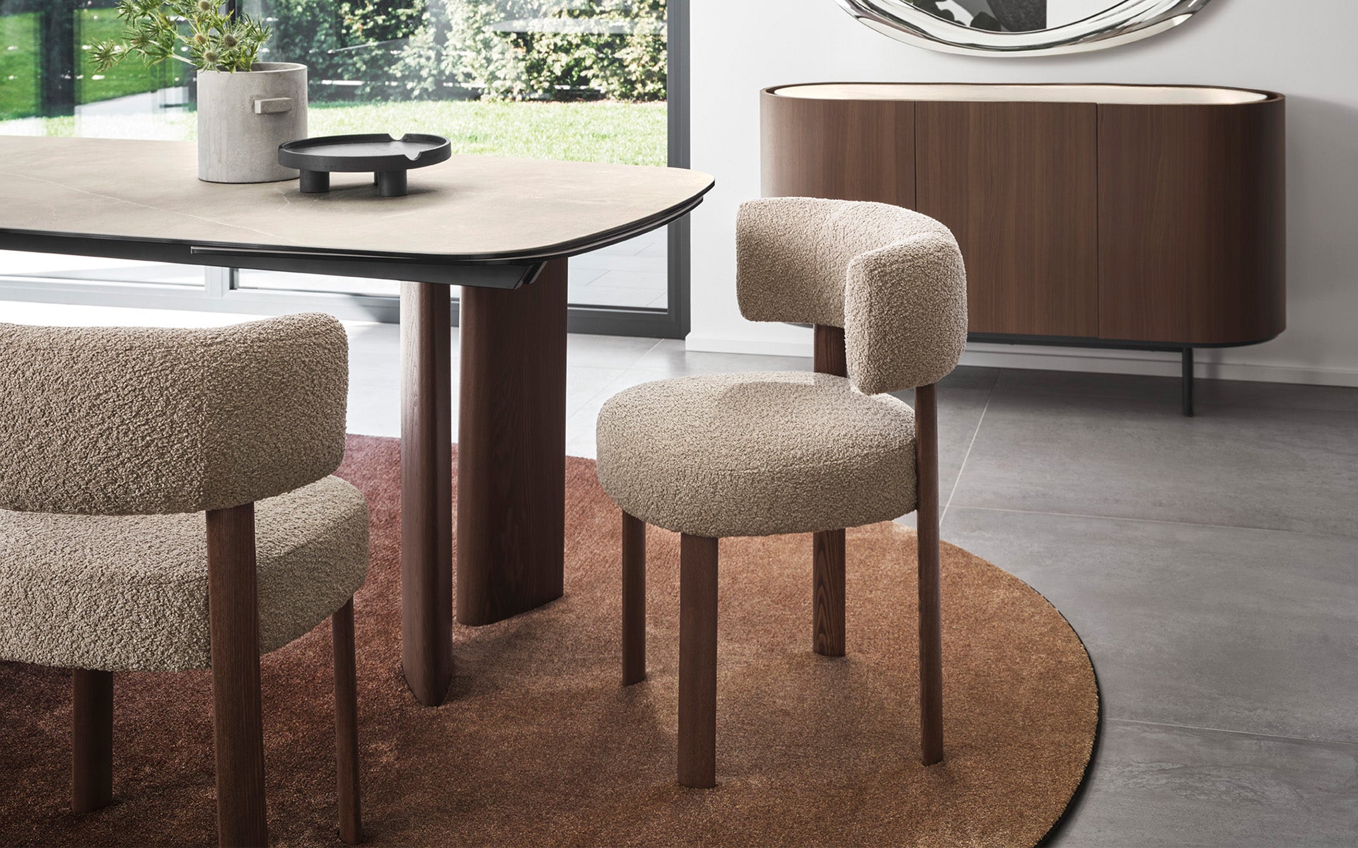Calligaris Glen CS2241 dining chair, room setting
