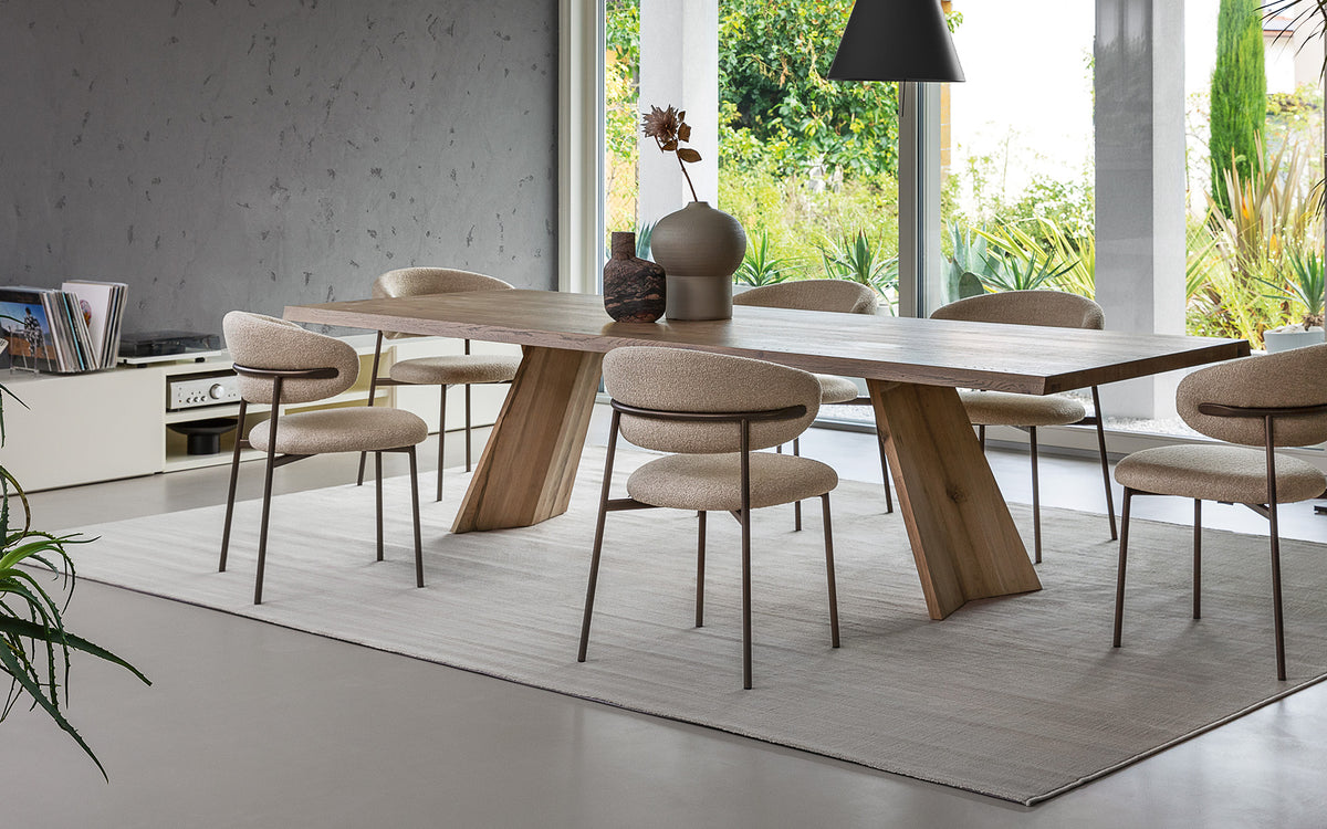 Calligaris Icaro CS4115-FRW 200 dining table, room setting