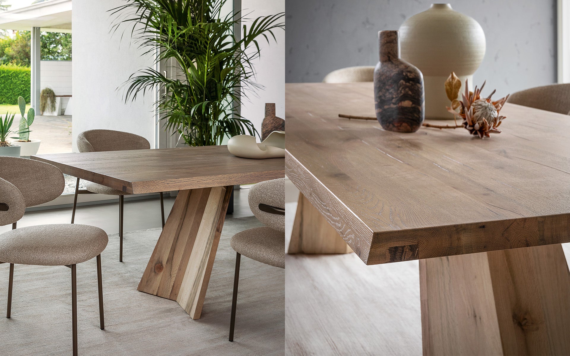Calligaris Icaro CS4115-FRW 200 dining table, room setting