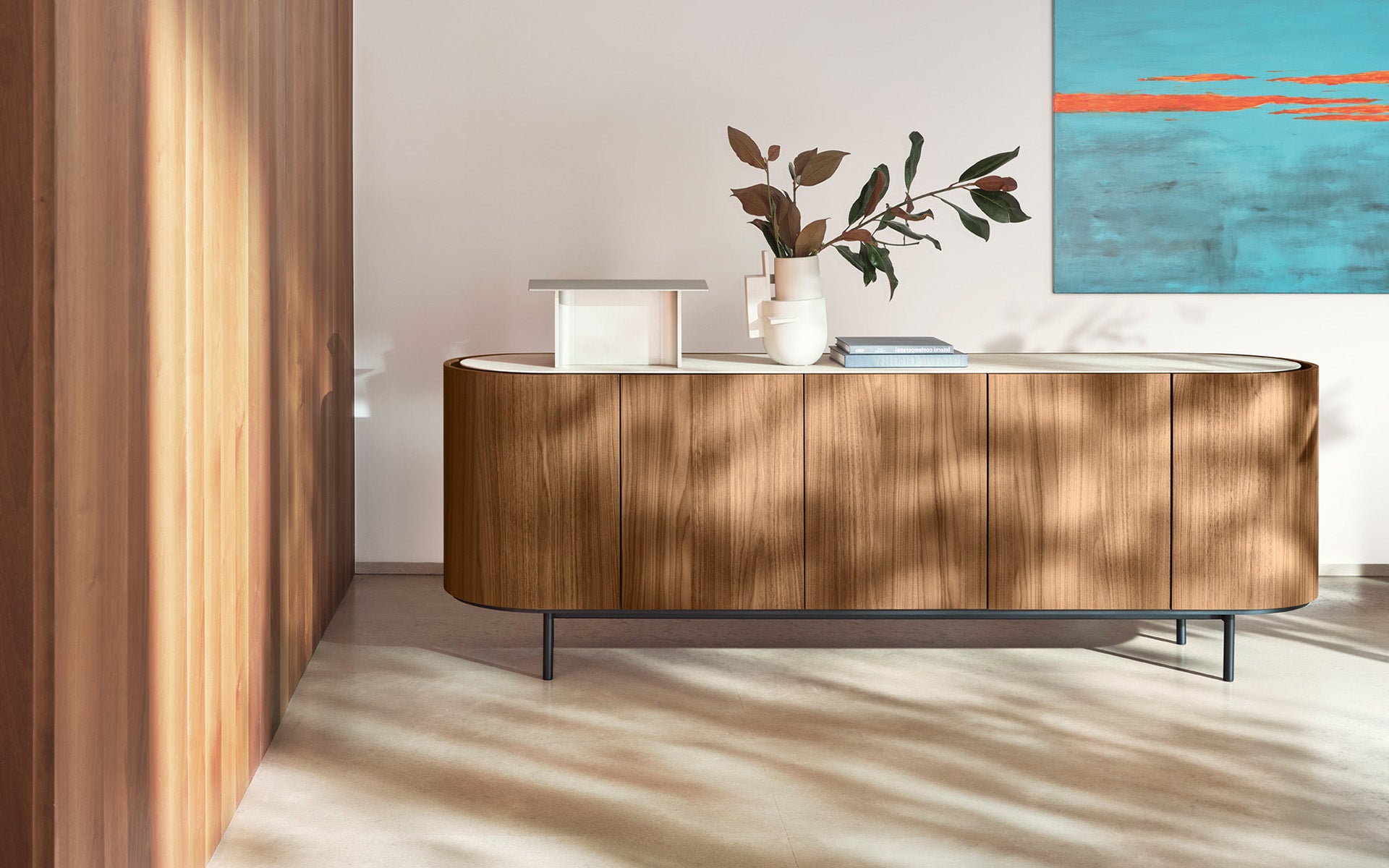 Calligaris Lake CS6076-3 sideboard, room setting