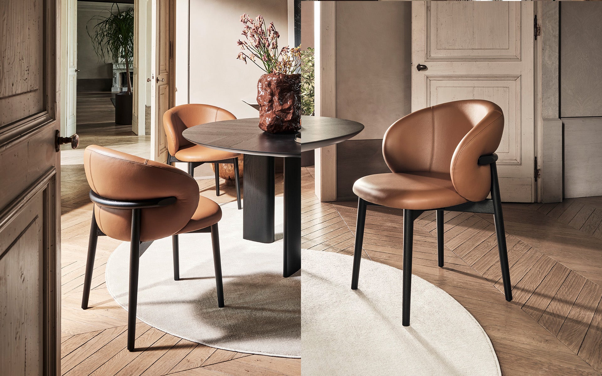 Calligaris Oleandro CS2226 dining chair, room setting
