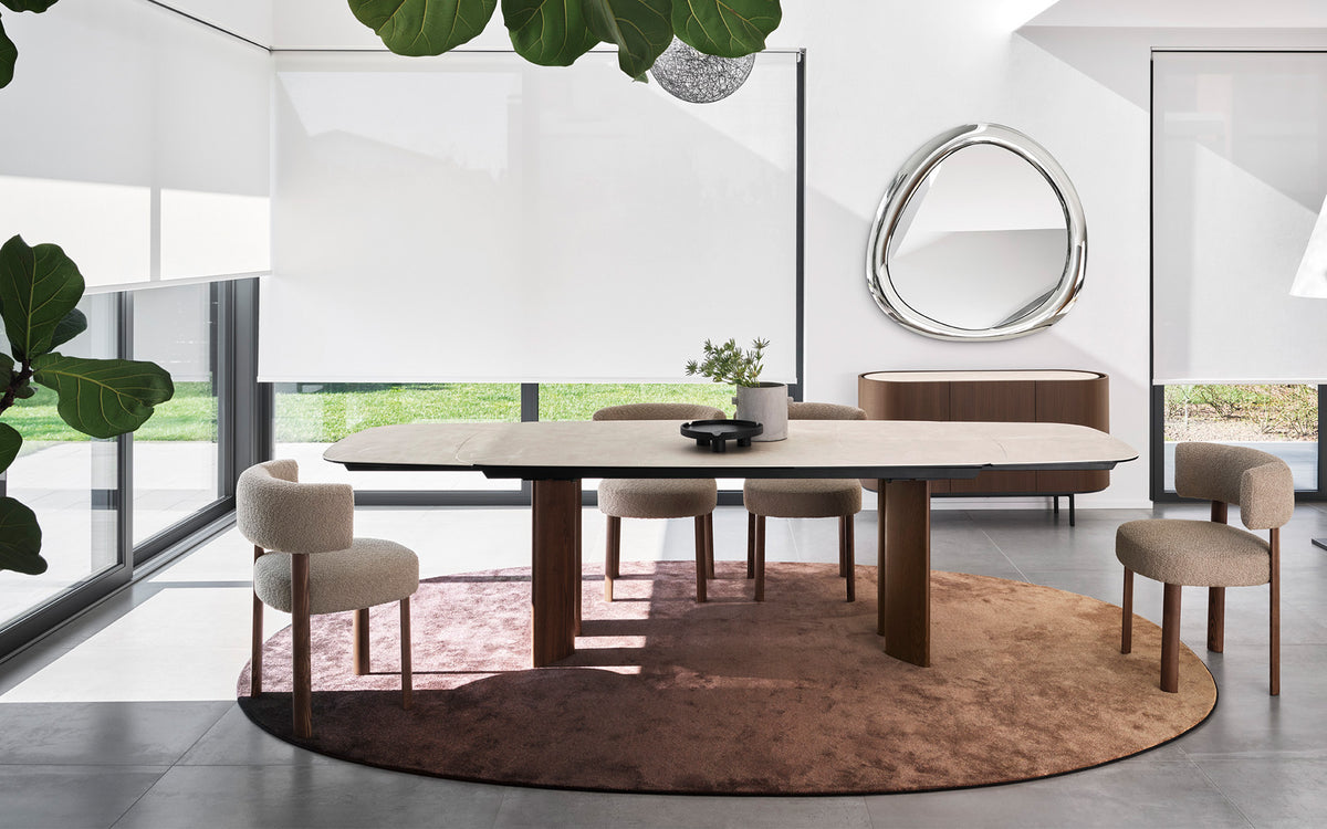 Calligaris Sandy CS4156-S 200 extendable dining table, room setting