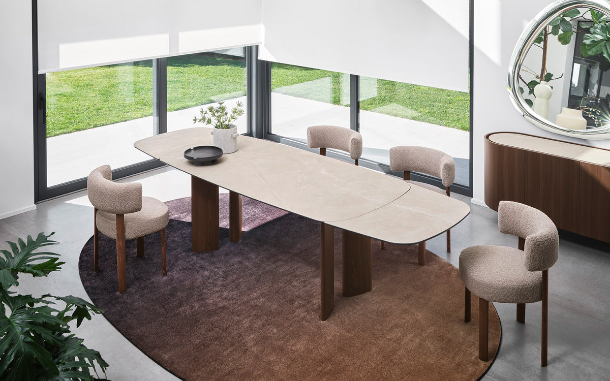 Calligaris Sandy CS4156-S 165 extendable dining table, room setting