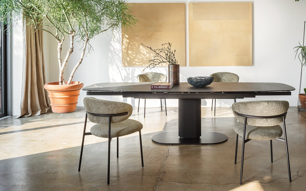 Calligaris Cameo CS4124-S 200 extendable dining table, room setting