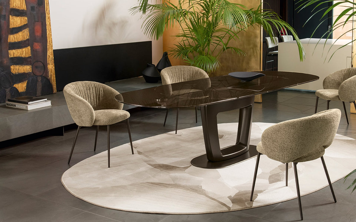 Calligaris Orbital CS4145-S 165 extendable dining table, room setting