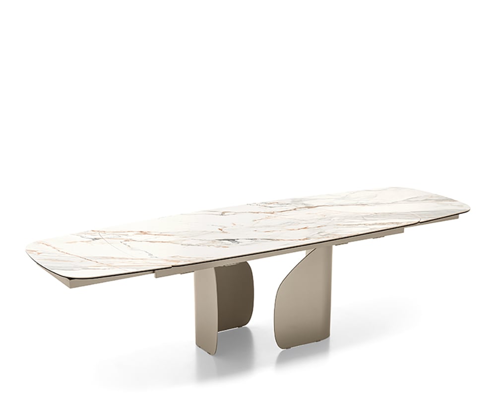 Calligaris Twins CS4153-S 200 extendable dining table, detail view