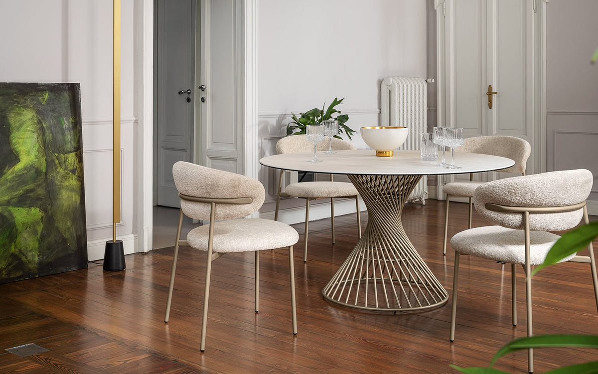 Calligaris Vortex CS4108-FD 120 dining table, room setting