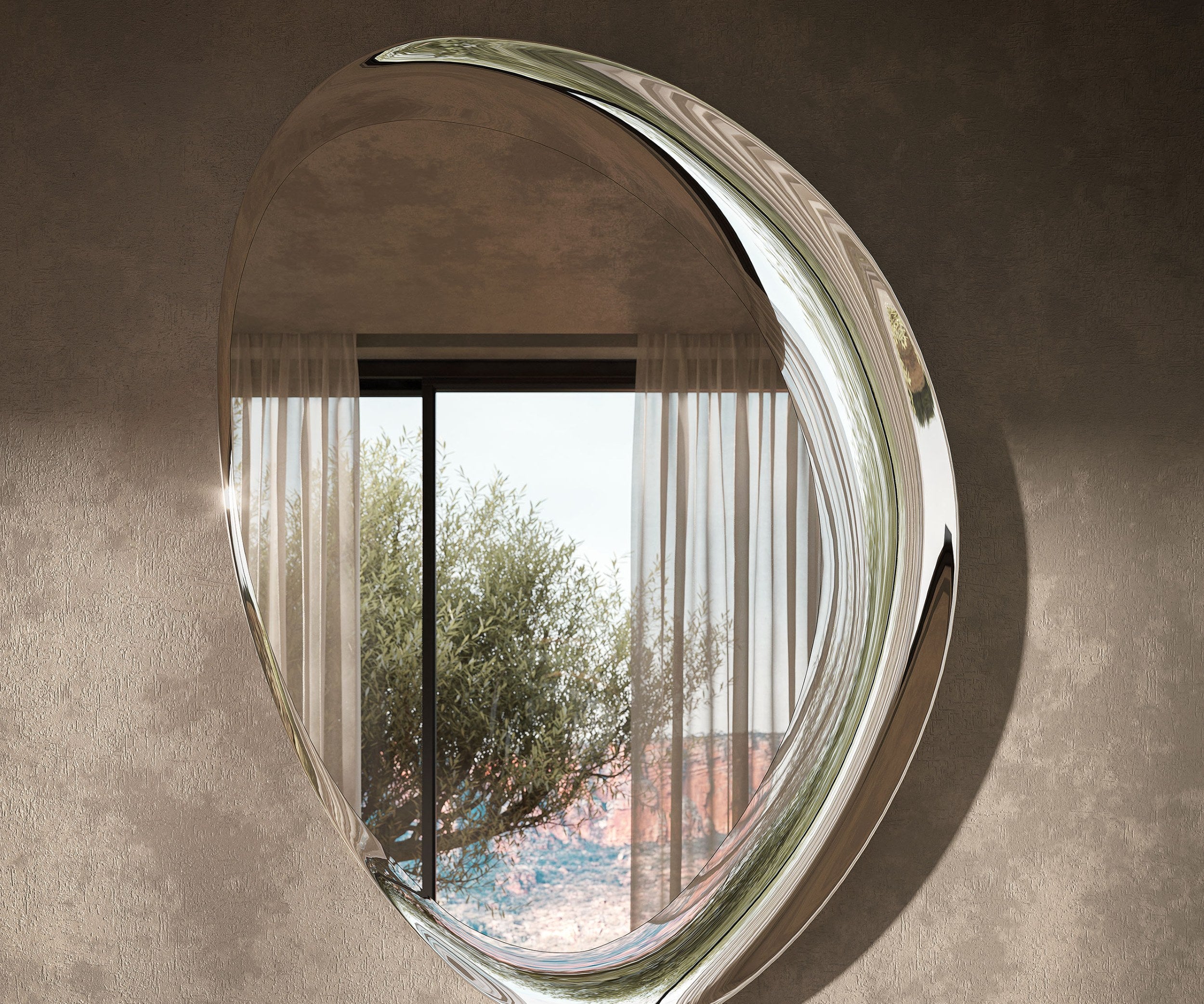 Cattelan Italia Ascot Magnum mirror in a room setting