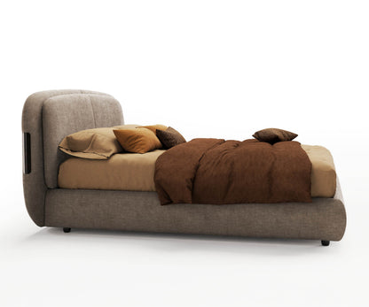 Bowie upholstered bed by Novaluna, view 2
