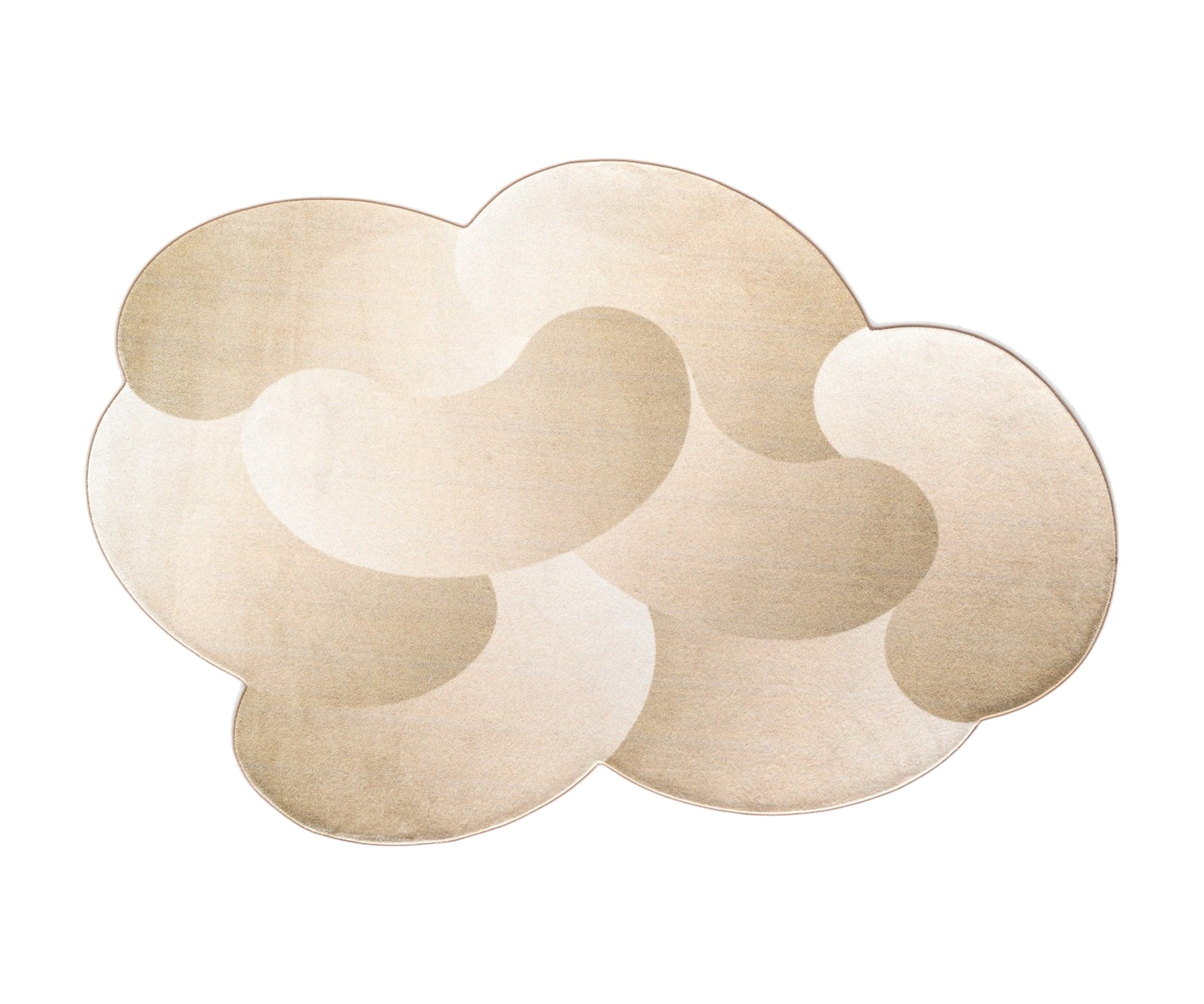 Curved rug by Calligaris, top view