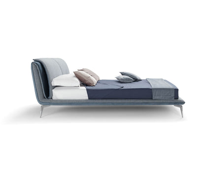 Dress upholstered bed by Novaluna, view 2