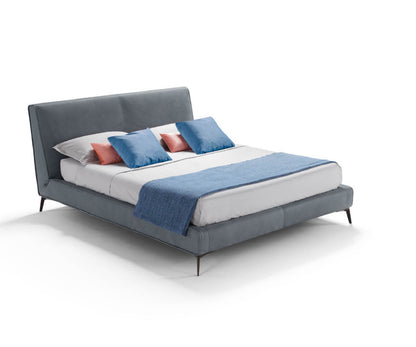 Monza upholstered bed by Novaluna, view 2