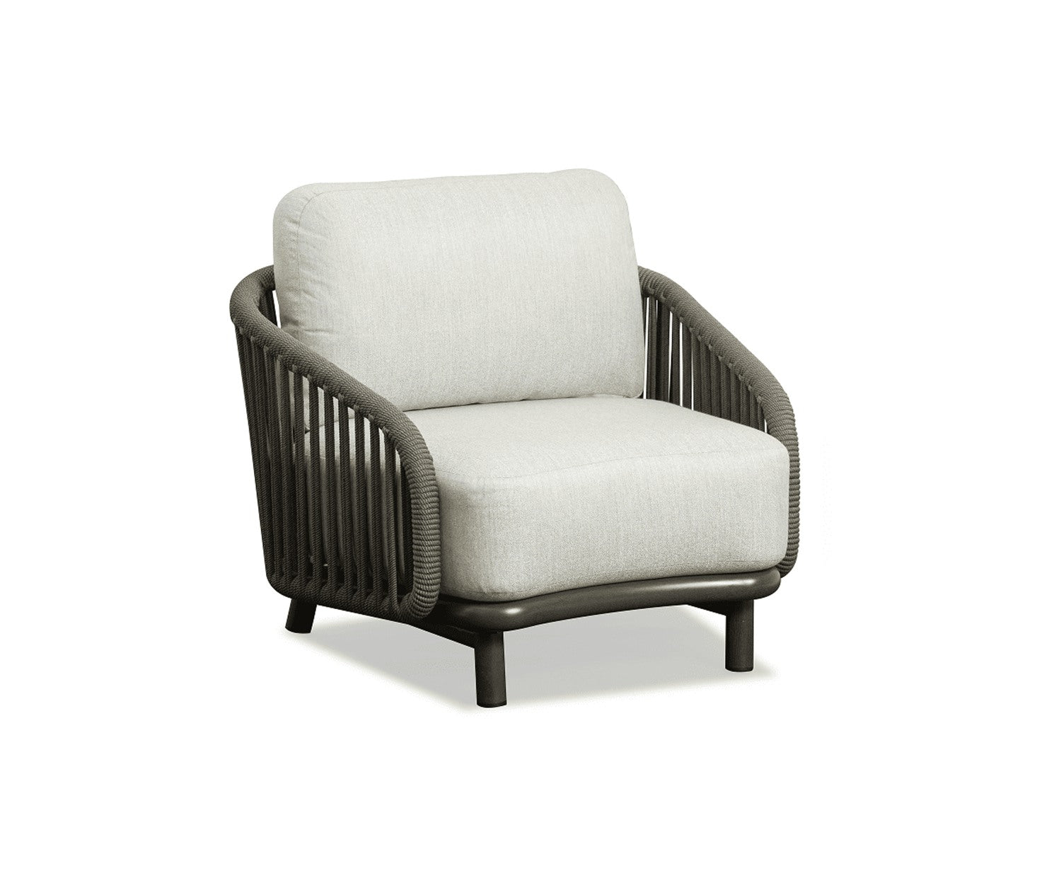 Sabbia outdoor armchair by Couture Jardin in ebony finish