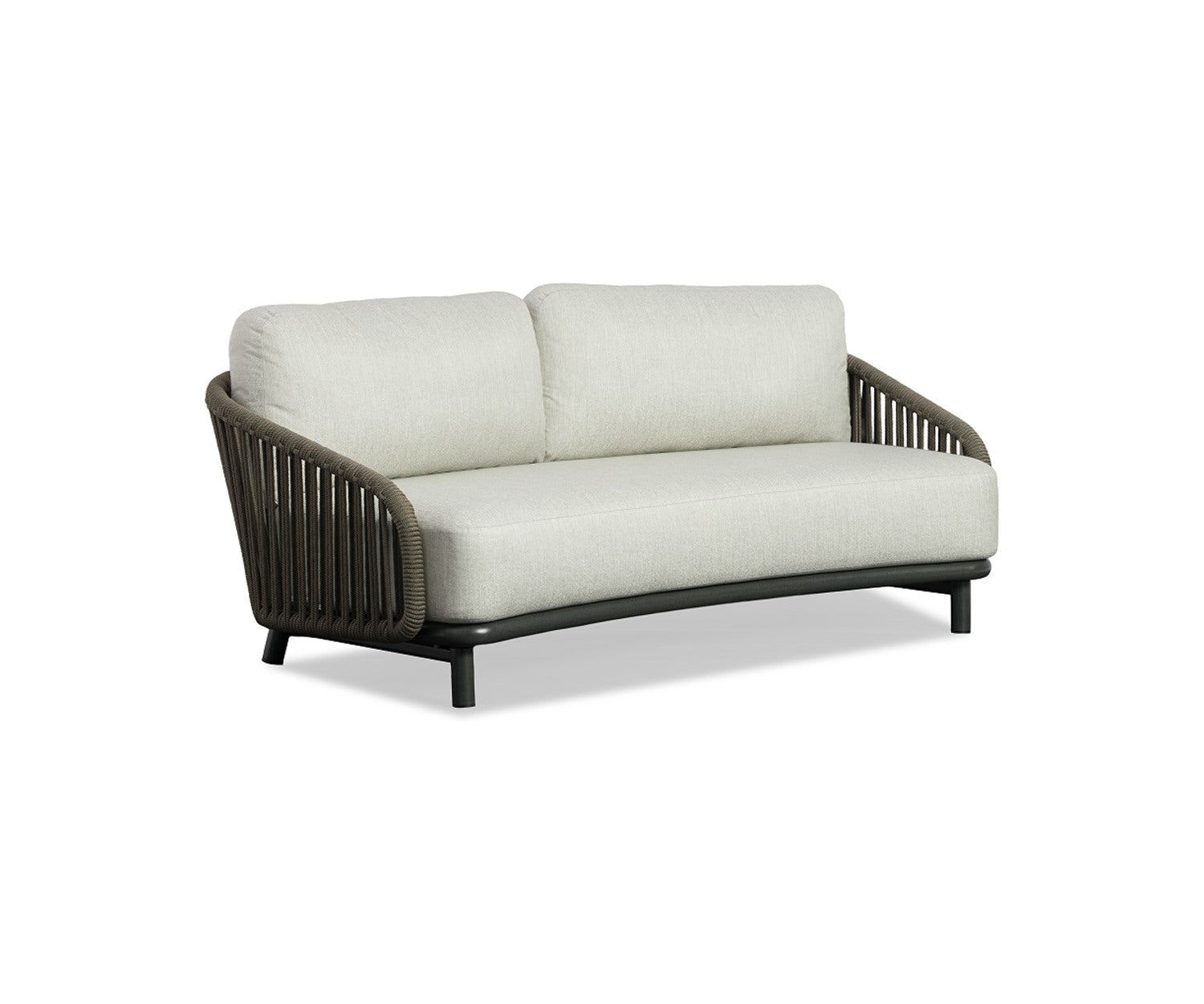 Sabbia outdoor sofa by Couture Jardin in ebony finish