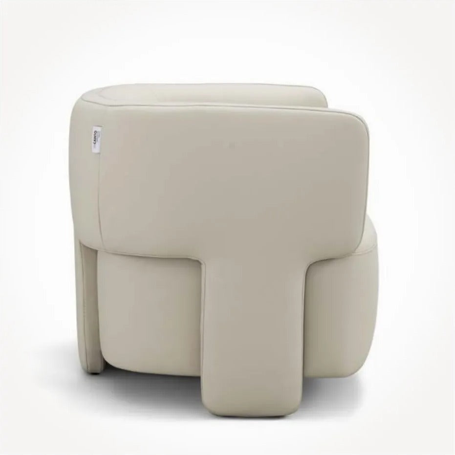 Sibilla i980 armchair by Incanto, back three-quarter view