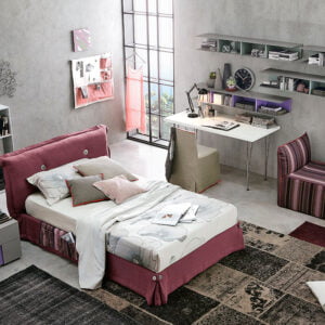 Teenager bedrooms: composition T21