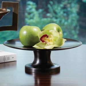 ROUND COMPOTE LIGHT-BRONCE